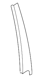 51357033812 - Body: Applique Panel for BMW: 525i, 525xi, 528i, 528i xDrive, 528xi, 530i, 530xi, 535i, 535i xDrive, 535xi, 545i, 550i, M5 Image