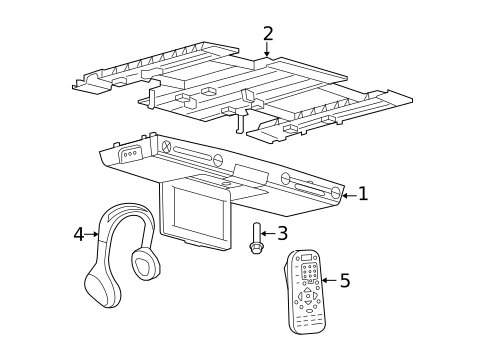 Entertainment System Components for 2010 Ford F-250 Super Duty #0