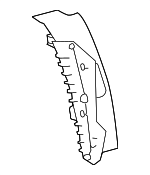 819620E020 - : Trim Cover for Lexus: RX350, RX350L, RX450h, RX450hL Image