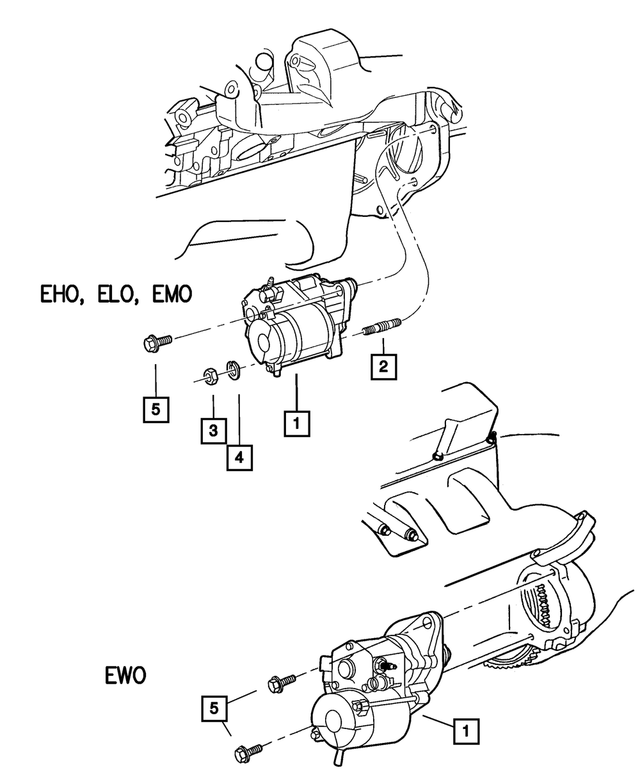 56027703AC - Electrical: Starter for Mopar Image image