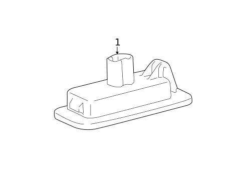 License Lamps for 2019 Lexus GS F #0