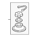 PSRC4 - Steering: Motorcraftâ„¢ Reservoir Cap for Ford Image