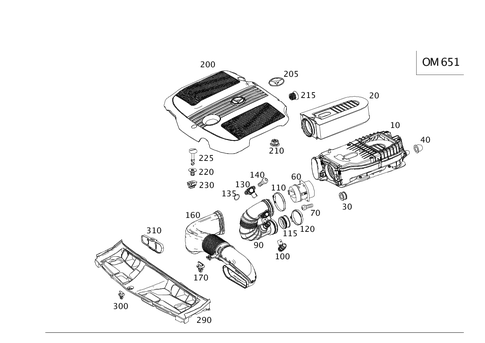 Diesel Vehicle Air Intake for 2014 Mercedes-Benz C350 #0
