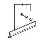 75312STKA01ZC - : Lower Cladding for Acura: RDX Image