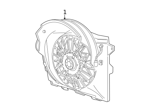 Cooling Fan for 2003 Mercury Marauder #0