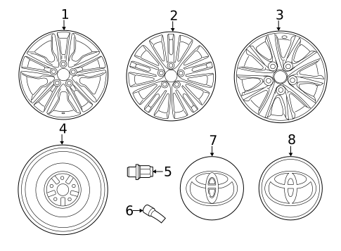 Wheels for 2016 Toyota Avalon #0