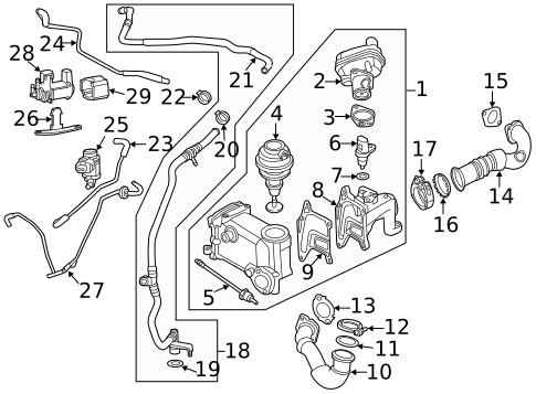 EGR & Related Components for 2016 Audi A7 Quattro #0