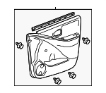 6762052M20B1 - : 2007-2008 Toyota Yaris - Door Trim Panel for Toyota: Yaris Image