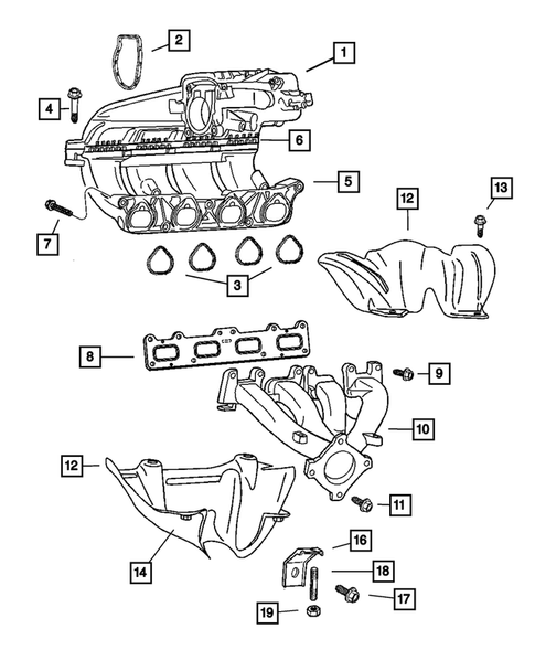 Manifolds for 2004 Chrysler PT Cruiser #0