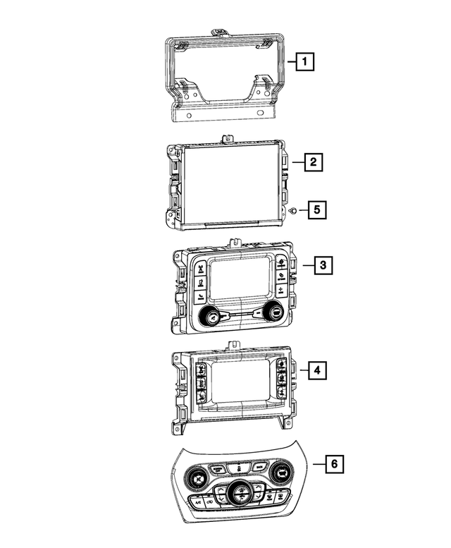 « 68312545ZD –  : Multi Media Radio pour Mopar Image »