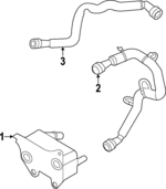 NL3Z8D126B - : Outlet Hose for Ford: F-150 Lightning Image