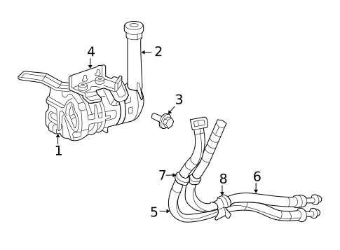 Tire Pressure Monitor Components for 2009 Dodge Durango #1