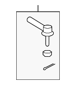 19184334 - Steering: Outer Tie Rod for Pontiac: Vibe Image