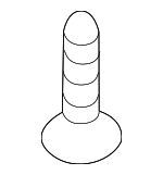 N91188301 - Body: Spoiler Screw for Porsche: 718 Boxster, 718 Cayman, 718 Spyder, 911, Cayenne, Cayman, Macan, Panamera, Taycan Image