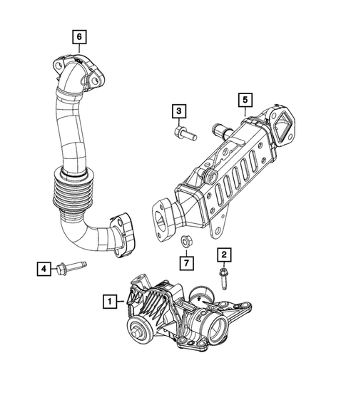 EGR Cooling System for 2020 Jeep Wrangler #0