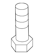 1140610206K - Suspension: Stabilizer Bar Bolt for Kia: Cadenza, Carnival, EV6, EV9, Forte, Forte5, K4, K5, K900, Niro, Niro EV, Optima, Rio, Seltos, Sorento, Soul, Sportage, Stinger, Telluride Image