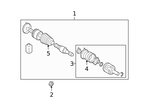 Drive Axles for 2009 Mitsubishi Eclipse #0
