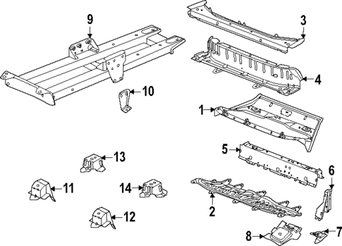 Floor & Rails for 2024 Porsche Macan #0
