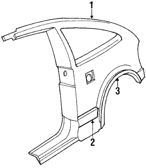 Outer Components for 1988 Honda CRX #0