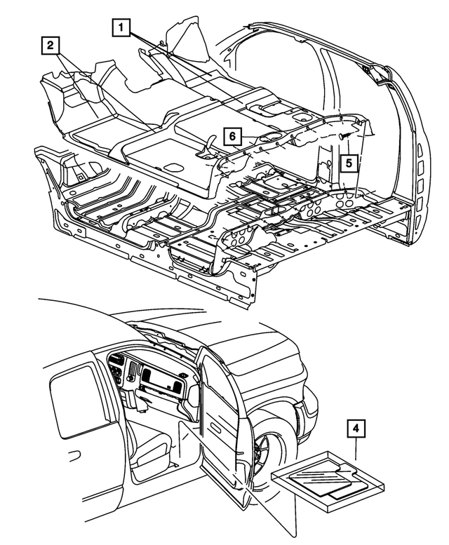 6NS64DX9AB - Interior Trim: Floor Carpet for Mopar Image image