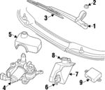 4643130 - Body: Wiper Arm for Mopar Image