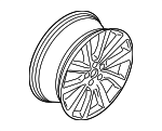 MA1Z1007B - : Wheel Assembly for Lincoln: Nautilus Image