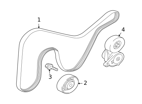 Belts & Pulleys for 2006 Mitsubishi Lancer #0