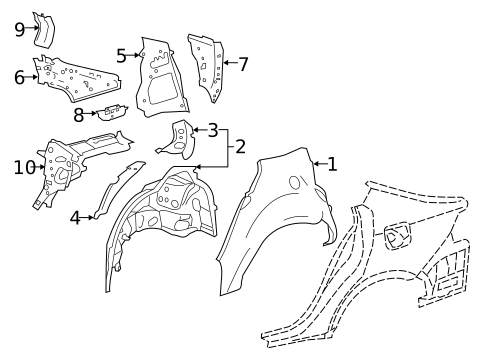 Inner Structure for 2022 Lexus IS300 #0