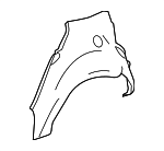 6163153060 - Body: Outer Wheelhouse for Lexus: IS300, IS350, IS500 Image