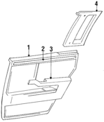 WN12JS8 - Body: Door Trim Panel for Chrysler: Imperial, New Yorker Image