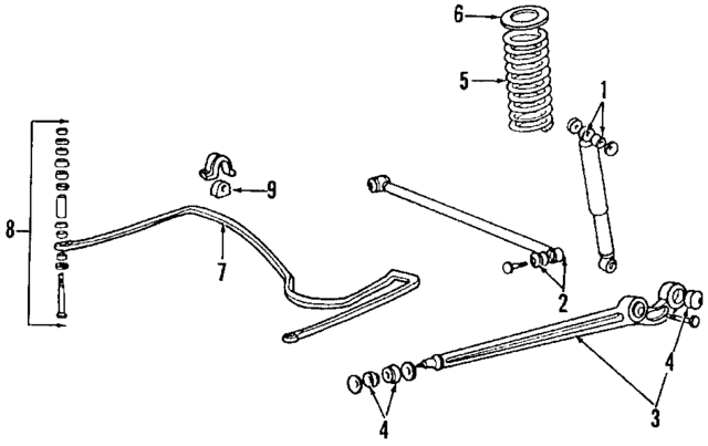 MB584146 - : Trailing Arm Bushing for Mitsubishi Image