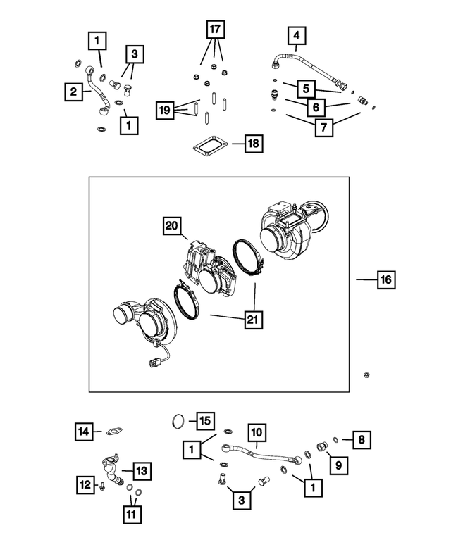 68005447AA - 6.7L Turbo Diesel; Engine: Female Fitting for Mopar Image