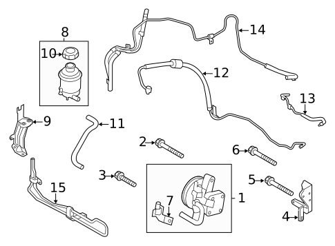 Pump & Hoses for 2011 Kia Soul #0