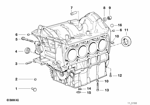 Engine Block for 2000 BMW-Motorrad K 1200 LT #0