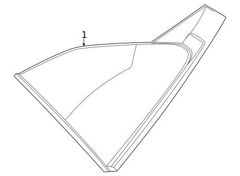 Back Glass for 2023 Kia Seltos #0