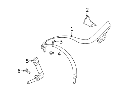 Seat Belt for 2007 BMW Z4 #0