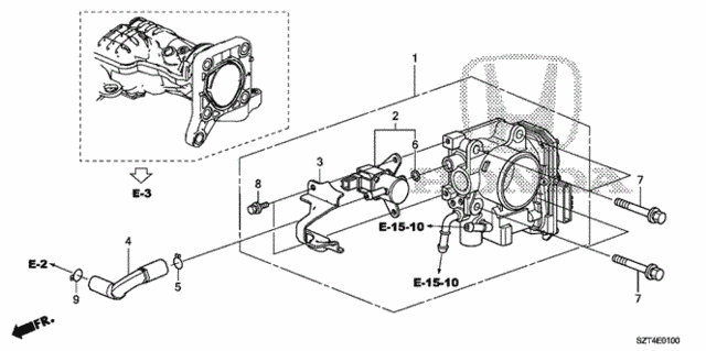 Throttle Body for 2012 Honda CR-Z #0