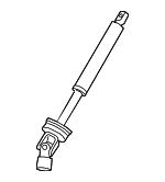 LR071147 - Steering: Lower Shaft for Land Rover: LR3, LR4, Range Rover Sport Image