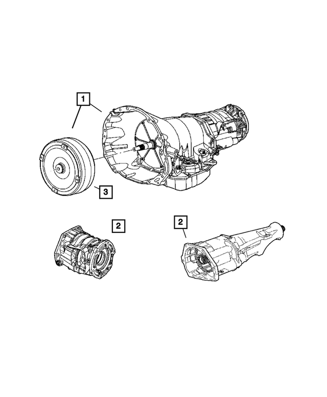 5159974AB - Automatic Transmission 4 Speed [DG8]: Transmission Package for Mopar Image
