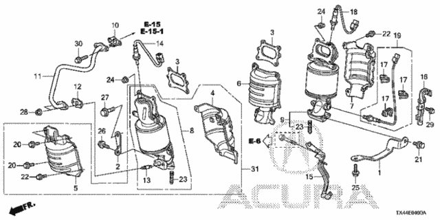 Converter for 2013 Acura RDX #0