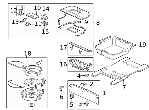 Interior Trim - Rear Body for 2005 Honda Odyssey #0