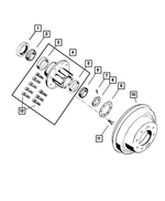 927017 - Service Brakes: Wheel Bearing, Inner for Dodge: Ram 2500 Image