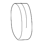 267224X001 - Steering: Reservoir Hose Clamp for Kia: Sedona, Sportage Image