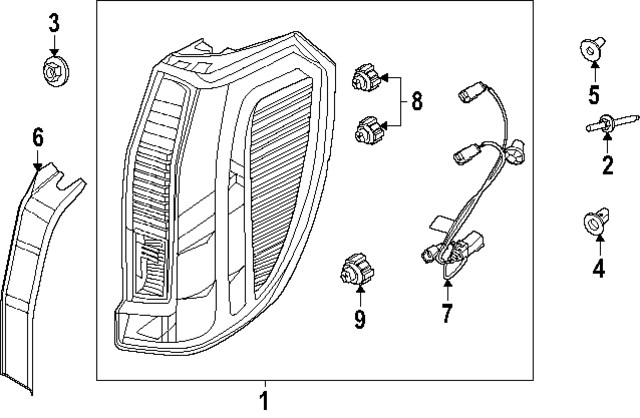 SL1Z13783A - : End Cover for Ford: Expedition Image