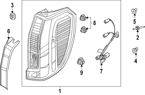 Tail Lamps for 2025 Ford Expedition #1