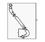 282723L110 - Cooling System: Lower Hose &amp; Tube for Hyundai Image
