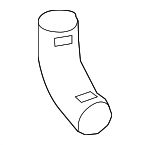 282843L100 - Cooling System: Upper Hose for Hyundai Image