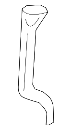 1718320090 - Body: Drain Pipe for Mercedes-Benz Image