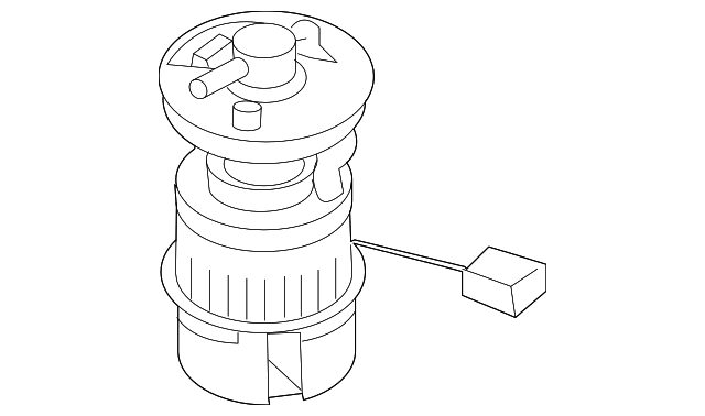2004-2009 Mazda 3 Fuel Pump Assembly LF66-13-35XG | TascaParts.com