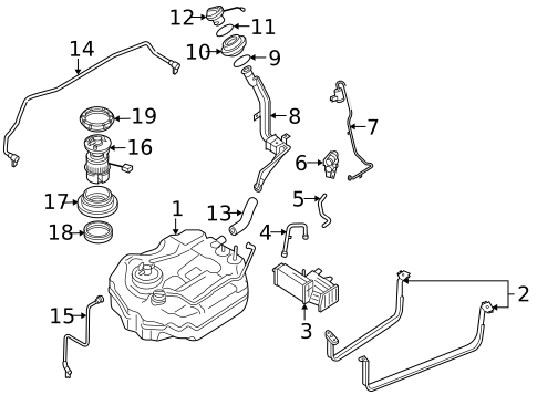 Fuel System Components for 2005 Mazda 3 #0